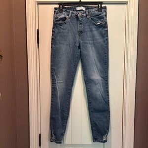 KanCan Blue Skinny Jeans with Tapered Legs